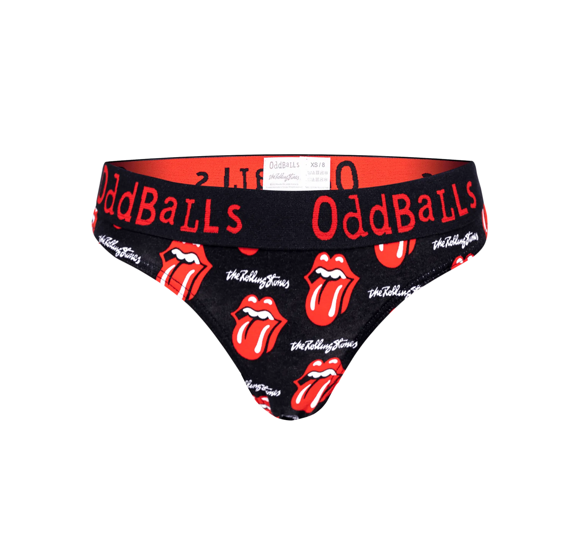 The Rolling Stones - Black - Ladies Thong