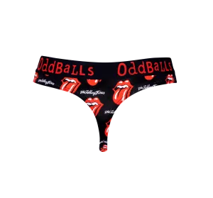 The Rolling Stones - Black - Ladies Thong
