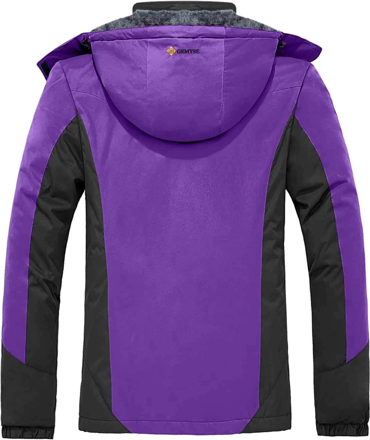 Veste de Ski Impermable Coupe-Vent Veste d'hiver Veste de Pluie encapuchonn Manteau de Pluie - Fitnessterapy