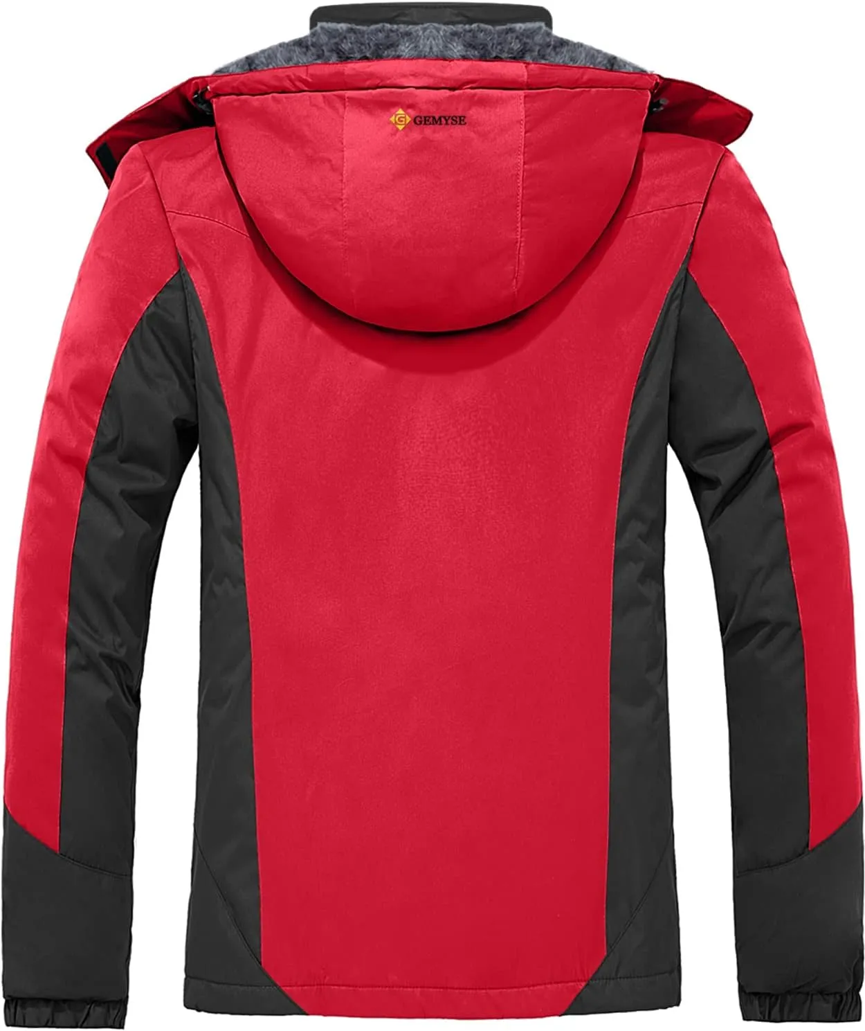 Veste de Ski Impermable Coupe-Vent Veste d'hiver Veste de Pluie encapuchonn Manteau de Pluie - Fitnessterapy