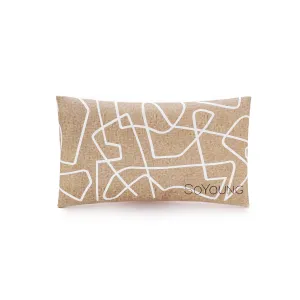 White Abstract Lines Ice Pack