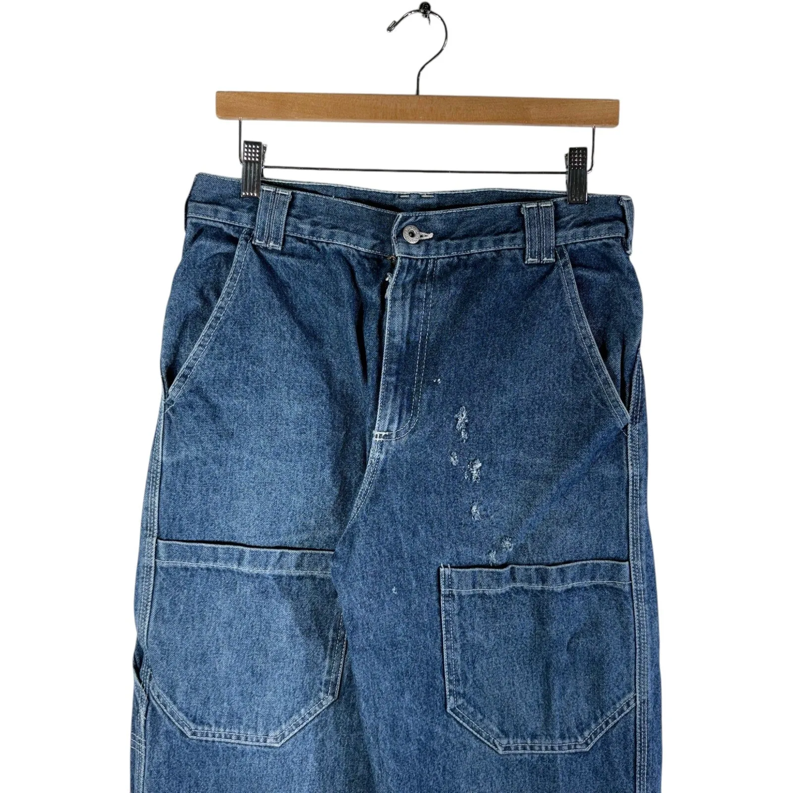 Y2K Rocky Multi Pocket Carpenter Denim Jeans 31x29