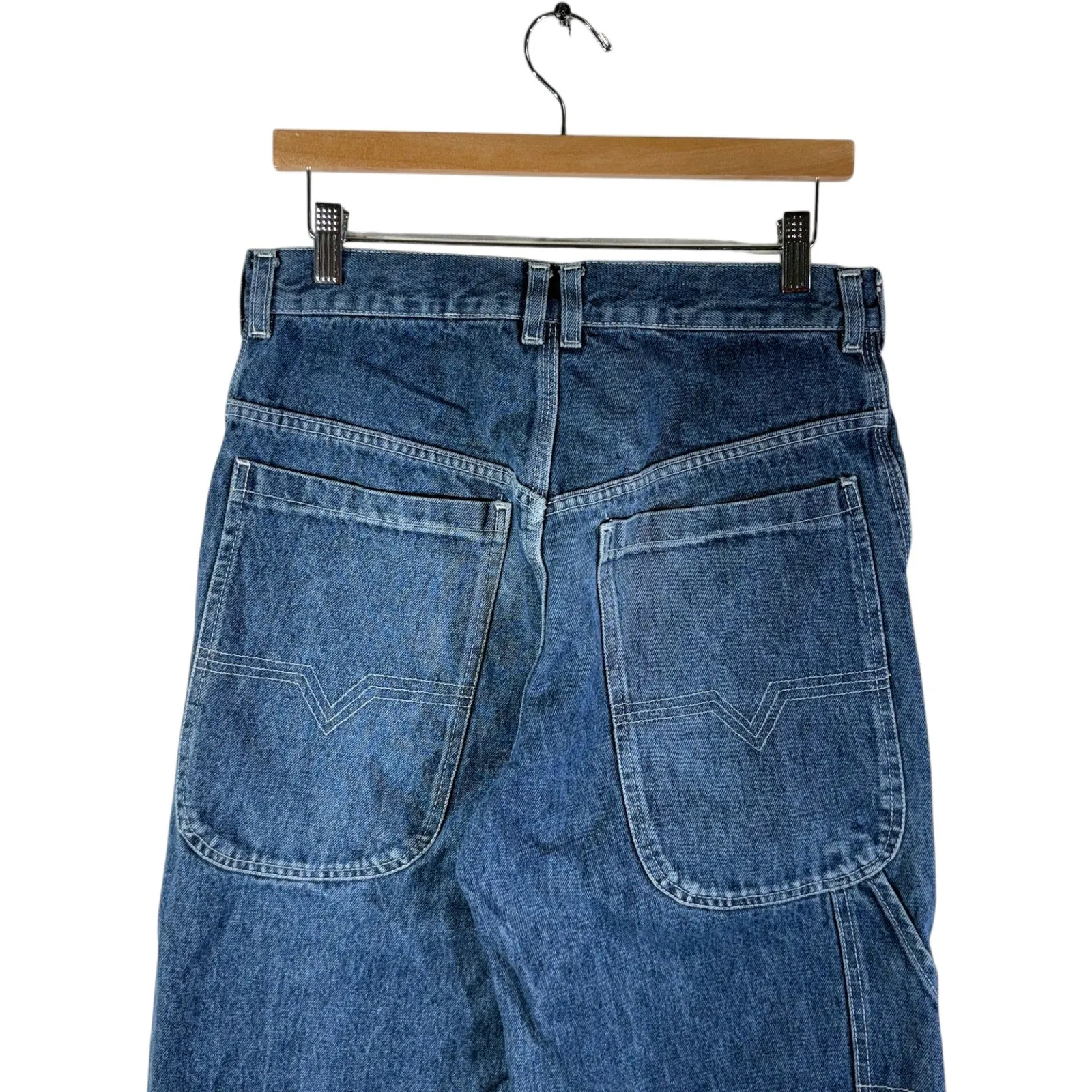 Y2K Rocky Multi Pocket Carpenter Denim Jeans 31x29