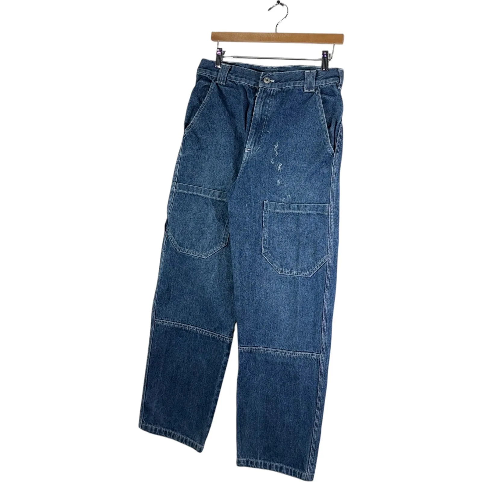 Y2K Rocky Multi Pocket Carpenter Denim Jeans 31x29