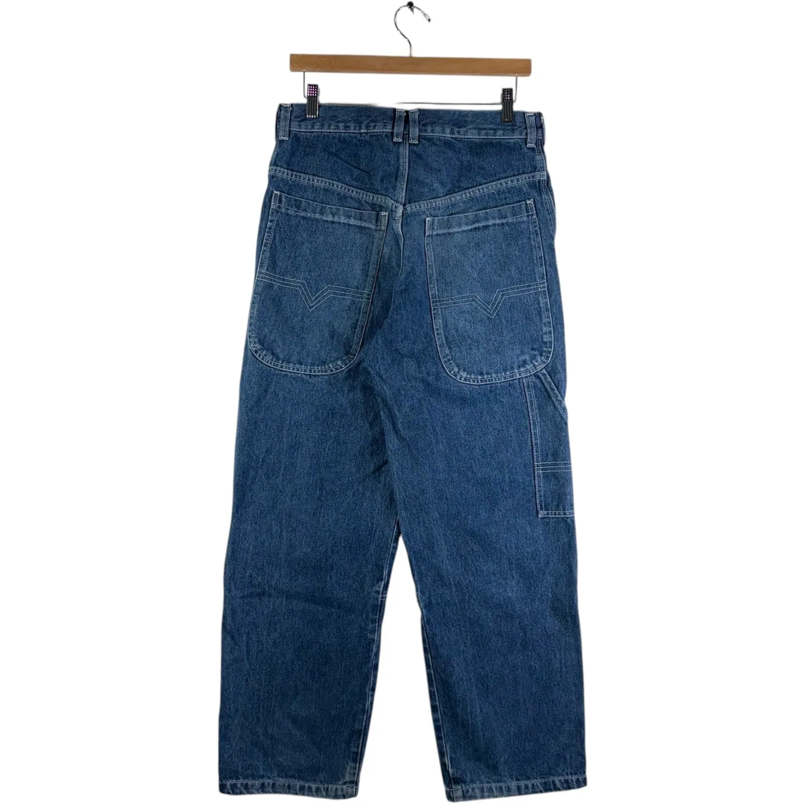 Y2K Rocky Multi Pocket Carpenter Denim Jeans 31x29